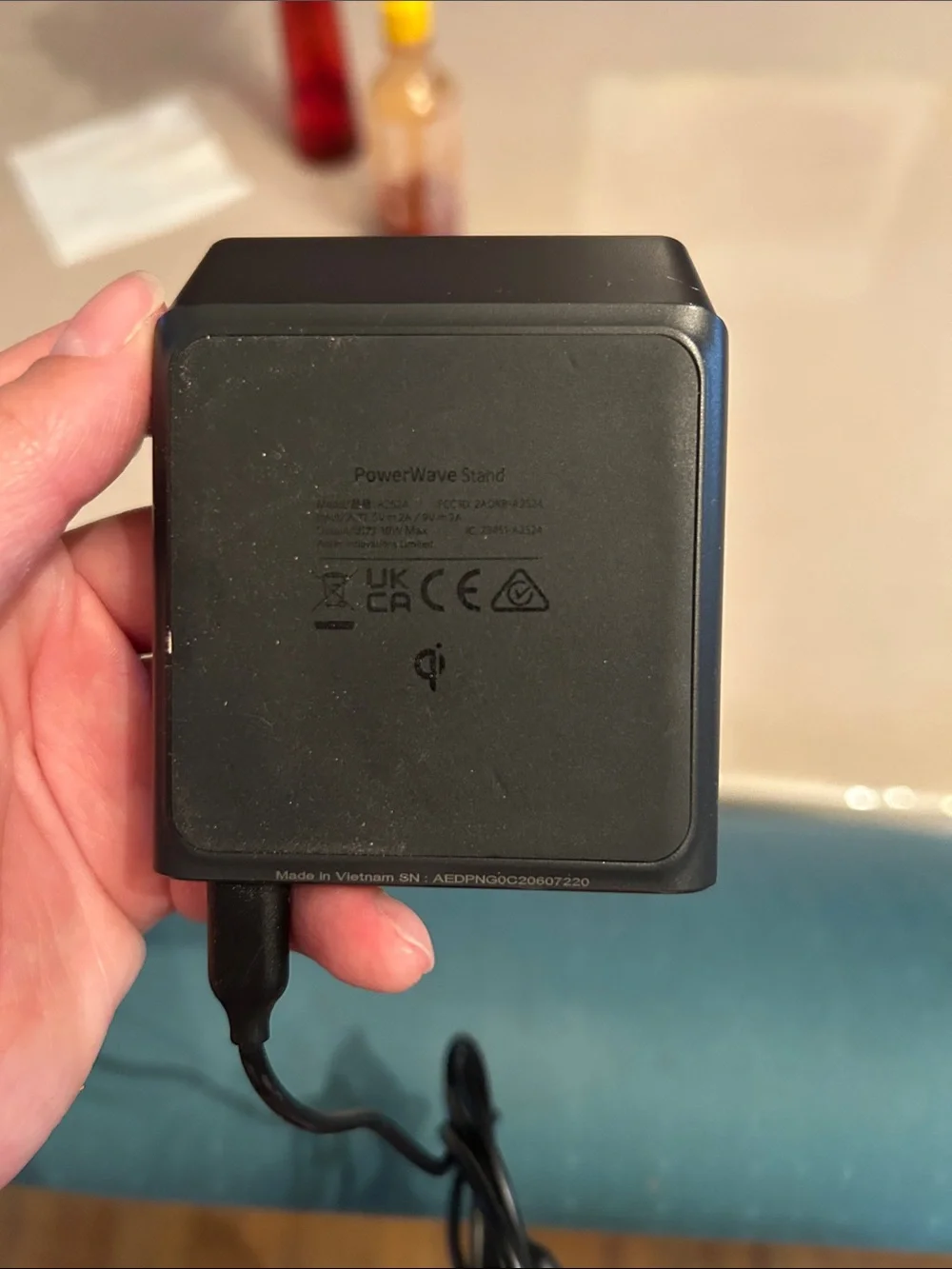 Anker Matte Black Wireless Charging Stand